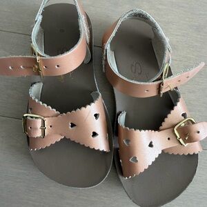 Stylish Kids Sandals with Heart Cutouts